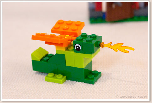 LEGO レゴ 基本セット 戦士とドラゴン 5929：ドラゴン