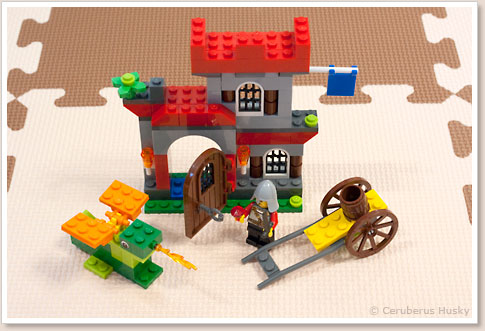 LEGO レゴ 基本セット 戦士とドラゴン 5929：完成