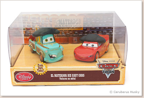 Cars Toon カーズ Us ディズニーストア 限定 El Materdor Die Cast Cars 2 Pack Ceruberus Husky